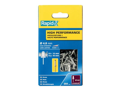 Rapid 5001439 High Performance Rivets 4.8 x 20mm (Box 250) RPD5001439