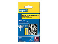 Rapid 5001440 High Performance Rivets 4.8 x 25mm (Box 200) RPD5001440