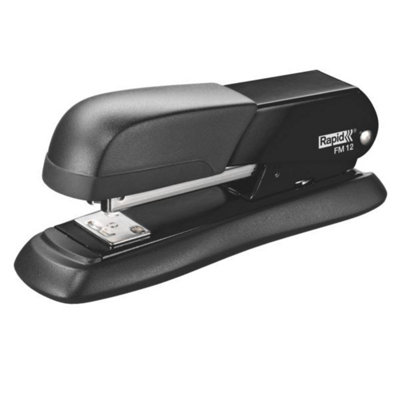 Rapid Black Metal Half Strip Desktop Office Stapler FM12