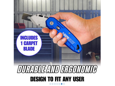 Rapid Edge Pivoting Carpet Cutter