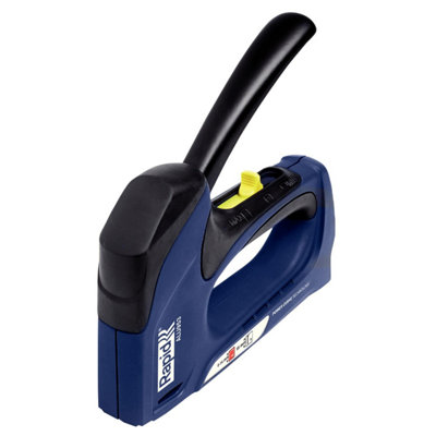 Rapid Heavy Duty Dual Manual  Staple Gun ALU953 for No. 53 Staples & No. 8 Brads Powercurve Technology & Easy-to-Squeeze Trigger
