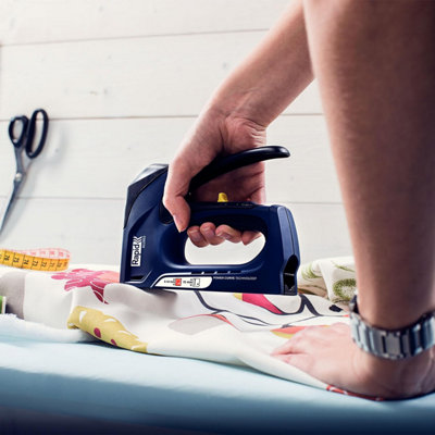 Rapid Heavy Duty Dual Manual  Staple Gun ALU953 for No. 53 Staples & No. 8 Brads Powercurve Technology & Easy-to-Squeeze Trigger