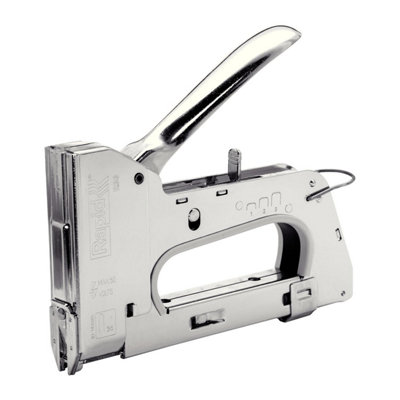 Rapid Heavy Duty Manual Staple Gun PRO R36 for No. 7 & No.36 Staples Cable Tacker 3-step Force Adjuster