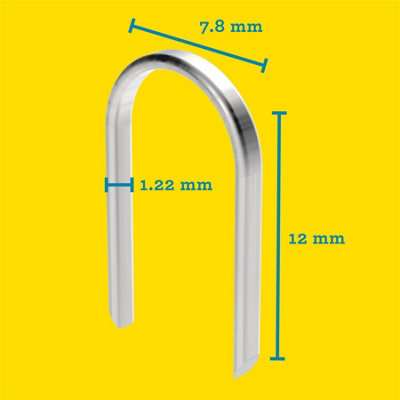 Rapid High Performance Rounded No.7 Cable Staples for Computer Speaker ...
