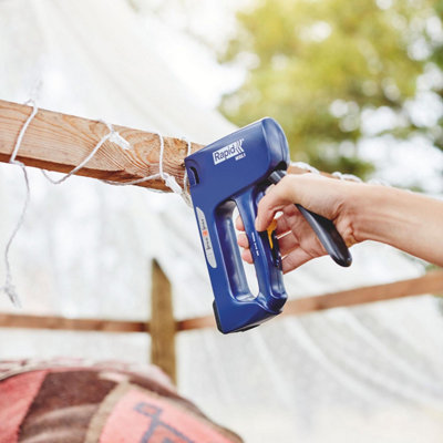 Rapid Multi-Function Staple Gun MS2.1 for No. 53 & 7 Staples 2-in-1 Upholstery Fabric Cable Tacker Stapler with Ergonomic Handle