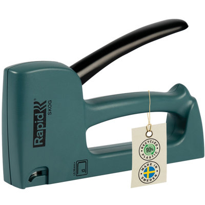 Rapid R13 Upholstery Staple Gun in Skog Green For No.13 Staples 4-10mm Spirit of Sweden