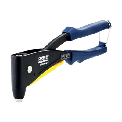 Rapid RP40 Multipurpose Hand Riveter Soft Grip For 3.2 & 4.0 Stainless Steel Rivets  3.2 , 4.0 & 4.8 Aluminium Rivets