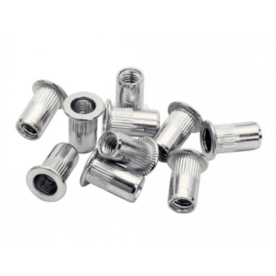 Rapid Steel Rivet Nuts Multi Colour (M4)