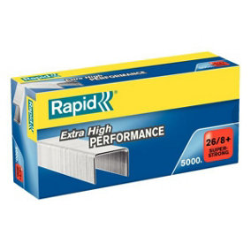 Rapid SuperStrong Staples 26/8+ (5,000)