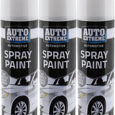 Rapide Auto Extreme All Purpose Paint Spray Can White Gloss Finish