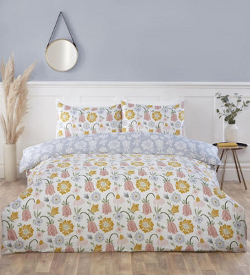 Rapport Victorian Bloom Multi Duvet Cover Set King Bedding Set