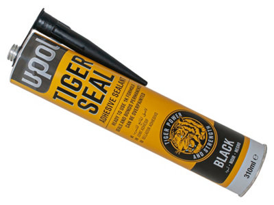 RAPTOR U-POL Tiger Seal Adhesive Sealant Black 310mL Ready To Use 1K Formula