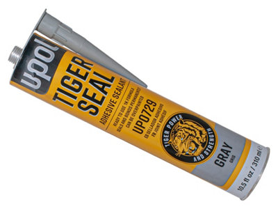 RAPTOR UPOL Tiger Seal Permanent Adhesive Sealant UPO792 Grey 310mL Ready To Use