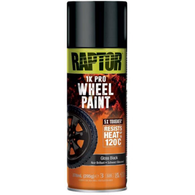 Raptor Wheel Paint Gloss Black Fast Dry Heat Resistant Wheel Coat ...