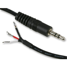 RARAION - 3.5mm Stereo Jack Plug to Tin Free Ends Audio Lead, 10m