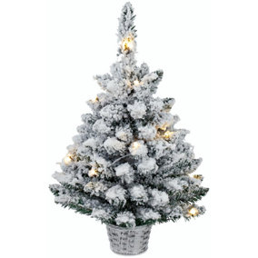 Raraion - 60cm Pre-Lit Christmas Tree