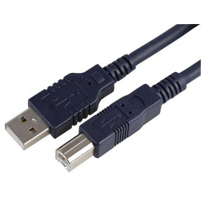 RARAION - Heavy Duty USB 2.0 A Male to USB 2.0 B Male Lead, 1.5m Black