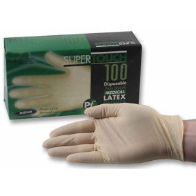 RARAION - Powder Free Latex Gloves - X Large 100 Pack