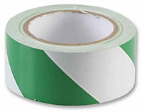 RARAION - Vinyl Hazard / Floor Marking Tape 50mm x 33m, Green / White