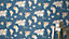 Rasch Animal Map Blue Wallpaper 210910