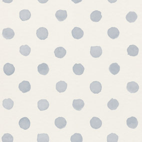 Rasch Bambino Soft Spot Pale Blue Wallpaper