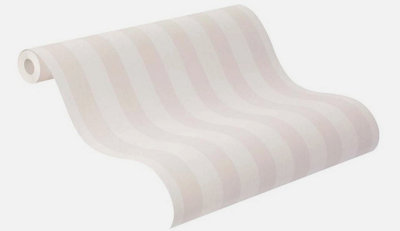 RASCH BEIGE AND CREAM STRIPES STRIPE QUALITY FEATURE WALLPAPER RASCH 246001