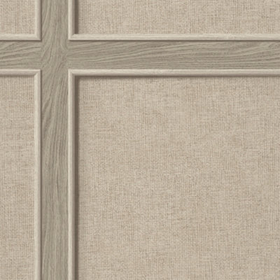 Rasch Bevelled Panel Birch Wallpaper