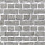 Rasch Brick Effect Grey Wallpaper 213607
