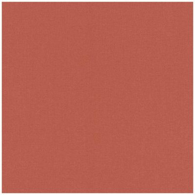 Rasch Burnt Orange Plain Textured Wallpaper Washable Paste The Wall Vinyl