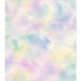 Rasch Cloudy Skies Multicoloured Wallpaper 818017