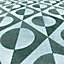 Rasch Club Modern Geometric Wallpaper Duck Egg Green Modern Paste The Wall