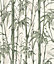 Rasch Florentine Bamboo Shimmer White and Green Wallpaper