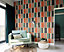 Rasch Florentine Contemporary Colour Blocks Bright Multi Wallpaper