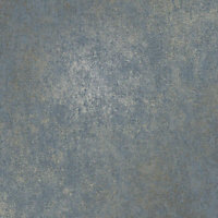 Rasch Garden Texture Effect Plain Smooth Metallic Shimmer Wallpaper Feature Wall Navy Blue 284156