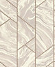 Rasch Luxor Marble Geo Neutral Wallpaper