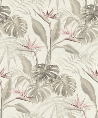 Rasch Mandalay Tropical Neutral Wallpaper