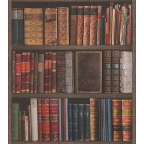 Rasch Modern Surfaces Traditional bookcase Wallpaper