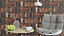 Rasch Modern Surfaces Traditional bookcase Wallpaper