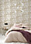 Rasch Pandore Palm Leaves White and Gold Wallpaper