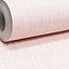 Rasch Pink White Maze Bedroom Girls Blush Lines Feature Wall Wallpaper Plain