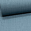 Rasch Plain Blue Linen Effect Smooth Non Woven Vinyl Wallpaper 524680