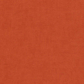 Rasch Plain Texture Orange Red Wallpaper Modern Contemporary Paste The Wall