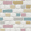 Rasch Portfolio Brick Pastel Wallpaper