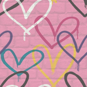 Rasch Portfolio Graffiti Hearts Wallpaper