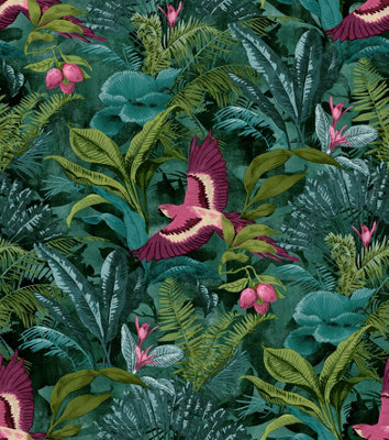 Rasch Portfolio Jungle leaf Wallpaper