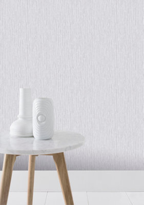Rasch Portfolio Manila Textured Plain Grey Wallpaper