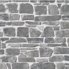 Rasch Portfolio Stone brick wall Wallpaper