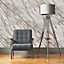 Rasch Realistic Marble Effect Metallic Shimmer Smooth Wallpaper Feature Wall Grey 284378