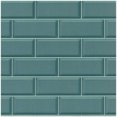 Rasch Realistic Wall Tiles Wallpaper Paste The Wall Vinyl Extra Washable