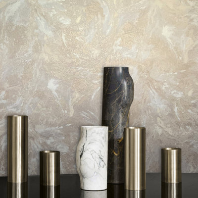 Rasch Sienna Marble Beige Wallpaper